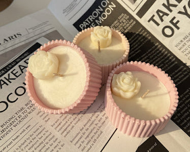 Ribbed Kerzen Sakura